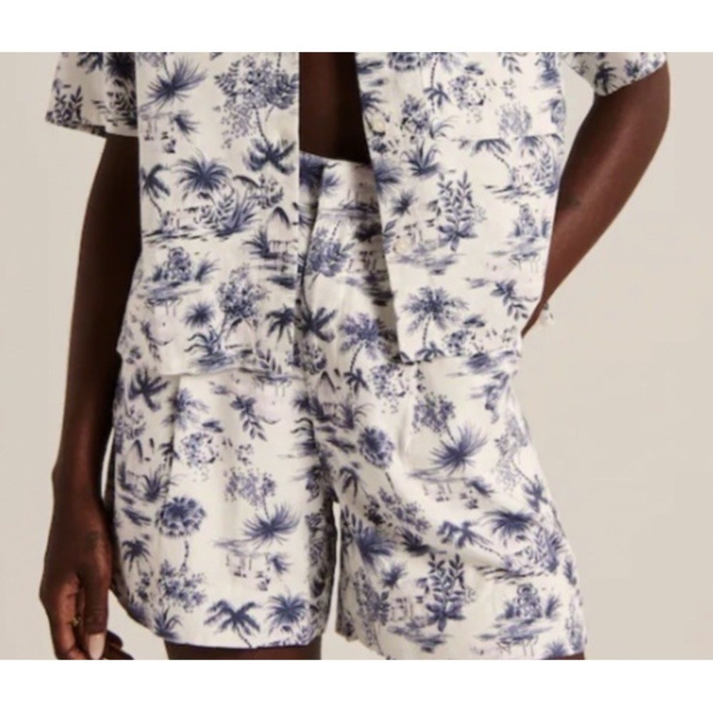 Abercrombie & Fitch Vacation Resort Women's Small Summer Shorts Quality Tropical